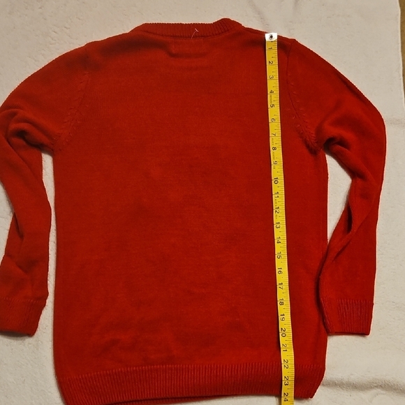 Poof! Festive Red Christmas Sweater - Picture 6 of 6